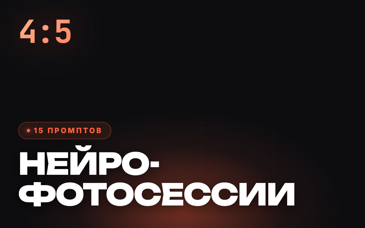 Нейро-фотосессии: 15 промптов